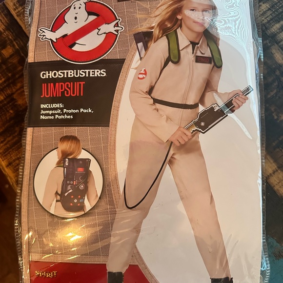 Ghostbusters Kids Jumpsuit Costume - Beige - Picture 2 of 2